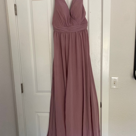 4 Azazie Vintage Mauve bridesmaids dresses - Picture 7 of 13